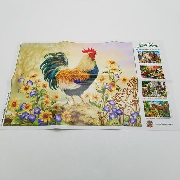 MasterPieces Green Acres Morning Glory 300 pc Jigsaw Puzzle EZ Grip Complete - Picture 6 of 6